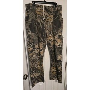 VTG 90s Jerzees Outdoors Realtree Camo Sweatpants Mens XL USA Made Joggers Hole